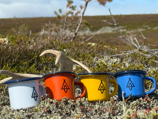 Mini Emailletasse Espresso oder Schnaps Tasse