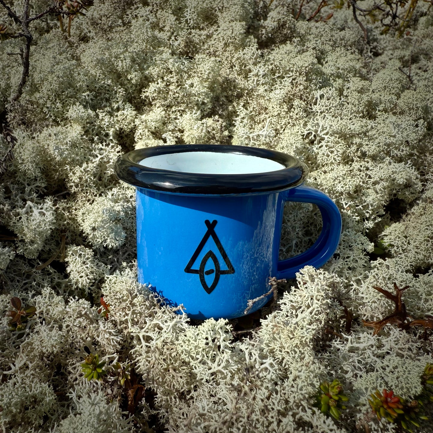 Mini Emailletasse Espressotasse