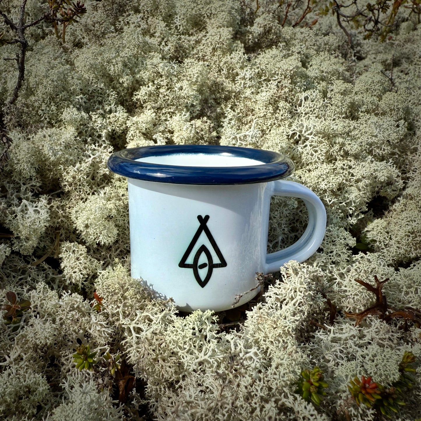 Mini Emailletasse Espressotasse