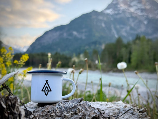 Mini Emailletasse Espressotasse